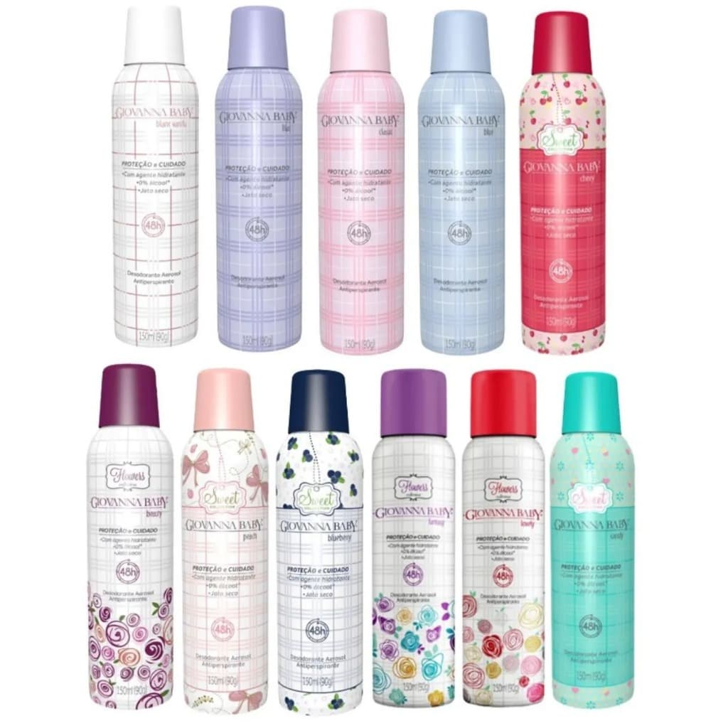 Desodorante Aerosol 150ml - Giovanna Baby