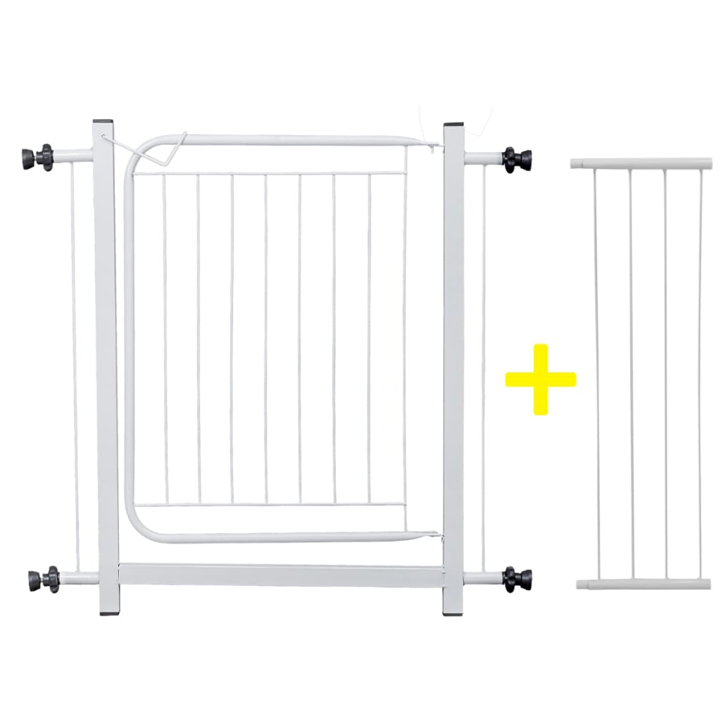Portãozinho de Cachorro Grade de Segurança C/ Extensor Bebê Pet 75cm X 80cm A 100cm