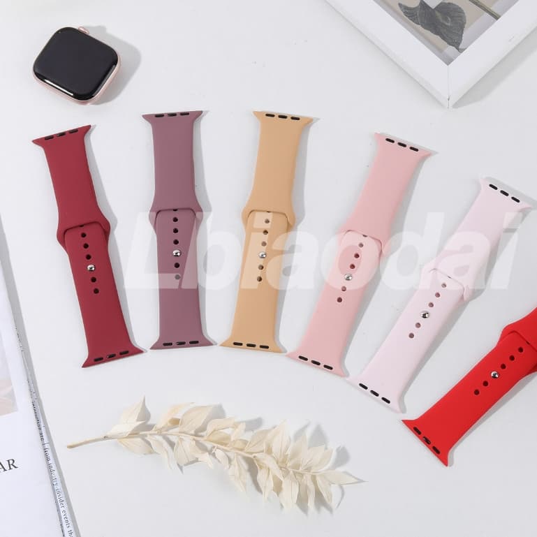 Pulseira de Silicone para Apple Watch 40mm 44mm 45mm 41mm 42mm 38mm Ultra 3 2 49mm Smartwatch Serie 11 10 9 8 7 6 5 SE