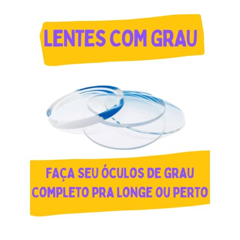 Lentes de grau para fazer seu óculos longe ou perto com miopia hipermetropia astigmatismo completo