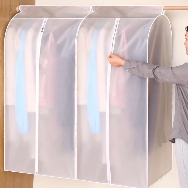 Kit 3/5/10 peças/Protetora Para Pendurar Roupas À Prova De Poeira Multi-Size Capa Antipó em organizador de guarda roupa
