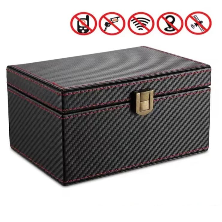 Caixa Anti Roubo Clonagem para Chave de Carro Portão de Casa Celular Smartphone RFID Bloqueador