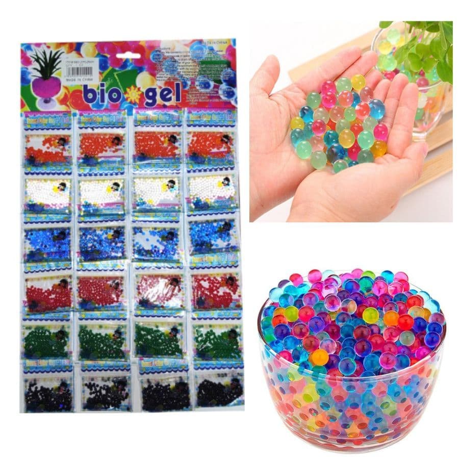 Bolinhas Bio Gel Cartela Com 24 Pacotes P Lembrancinha Festa