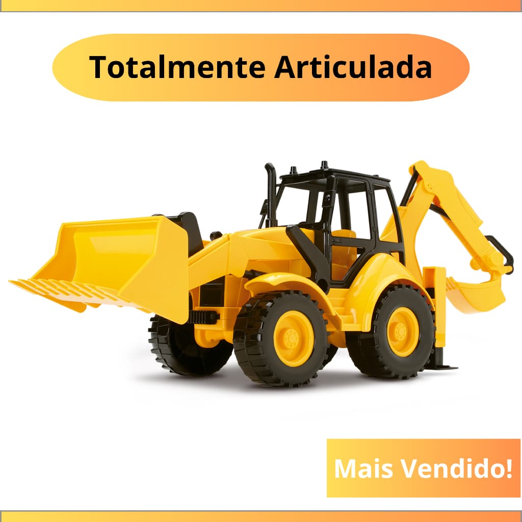Trator Retroescavadeira Articulada Wl - 1200 Construction