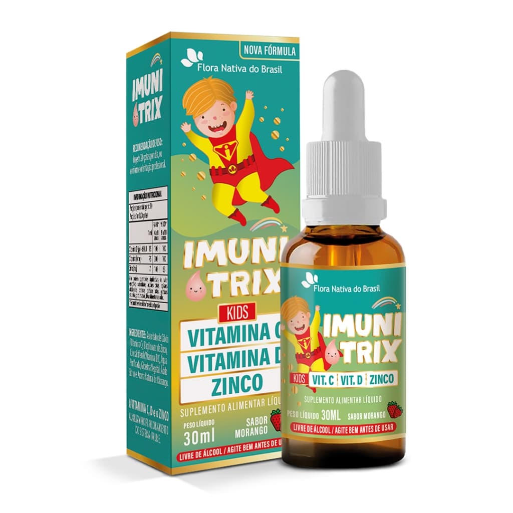 Imunitrix (Vitamina C, Vitamina D, Zinco) 30ml - Flora Nativa