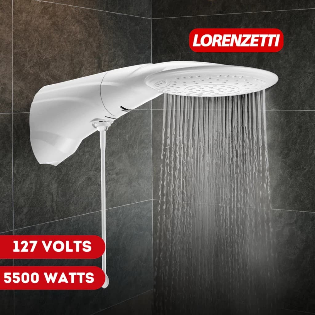 Chuveiro Ducha Advanced Multitemperaturas Branco 127v 5500w Lorenzetti