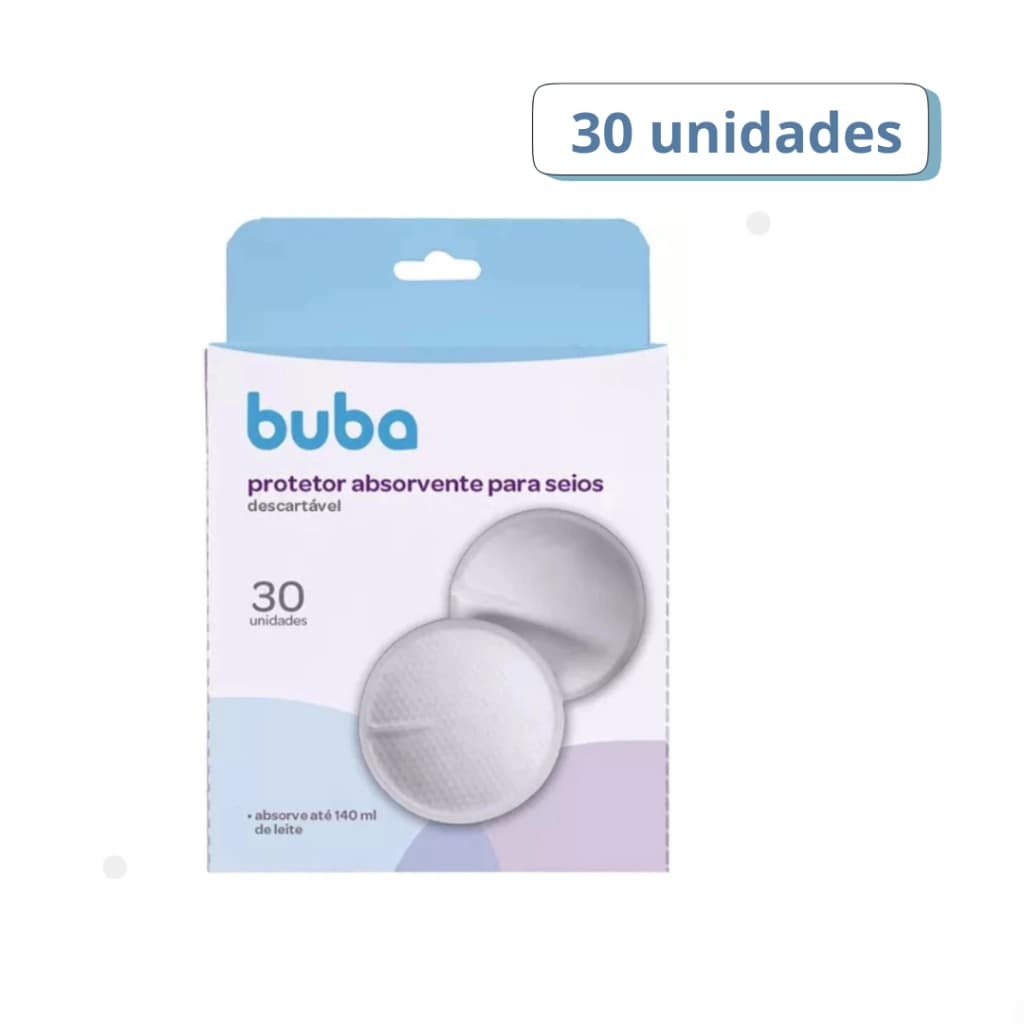 Absorvente/Protetor de seio BUBA Descartável C/30 Unidades