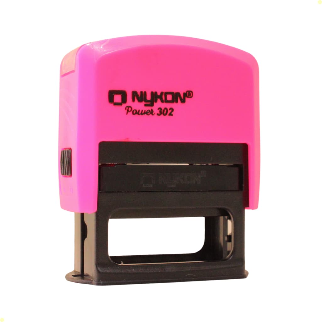 Carimbo Personalizado Nykon 302 Black -  Enfermagem Pedagogia