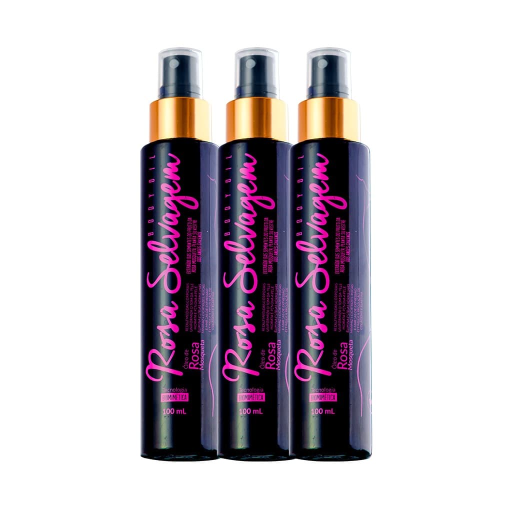 (Compre 2 e leve 3) Óleo Rosa Selvagem - Clareador De Manchas e Foliculite.