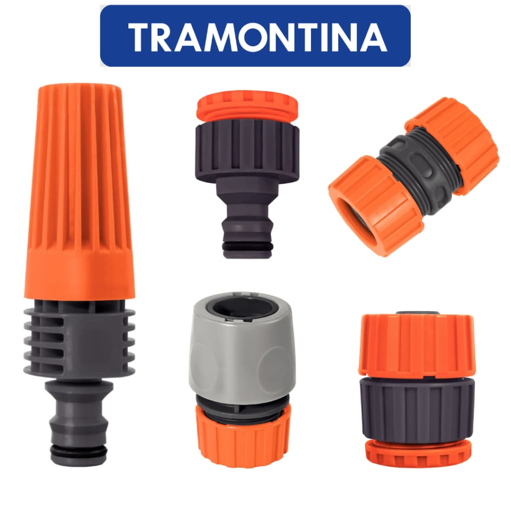 Irrigação engate rápido esguicho emenda de mangueira engate rosqueavel Tramontina