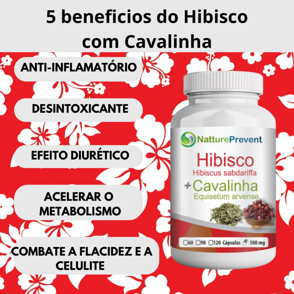 HibisCaps 500 mg 60 Cápsulas natuverdemax