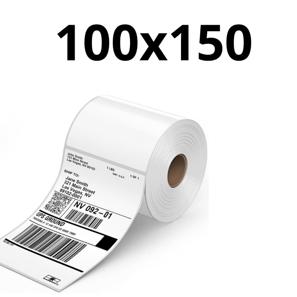 2 Rolo de 200 folhas Etiquetas 10x15  térmica adesivas serrilha 200 etiqueta cada