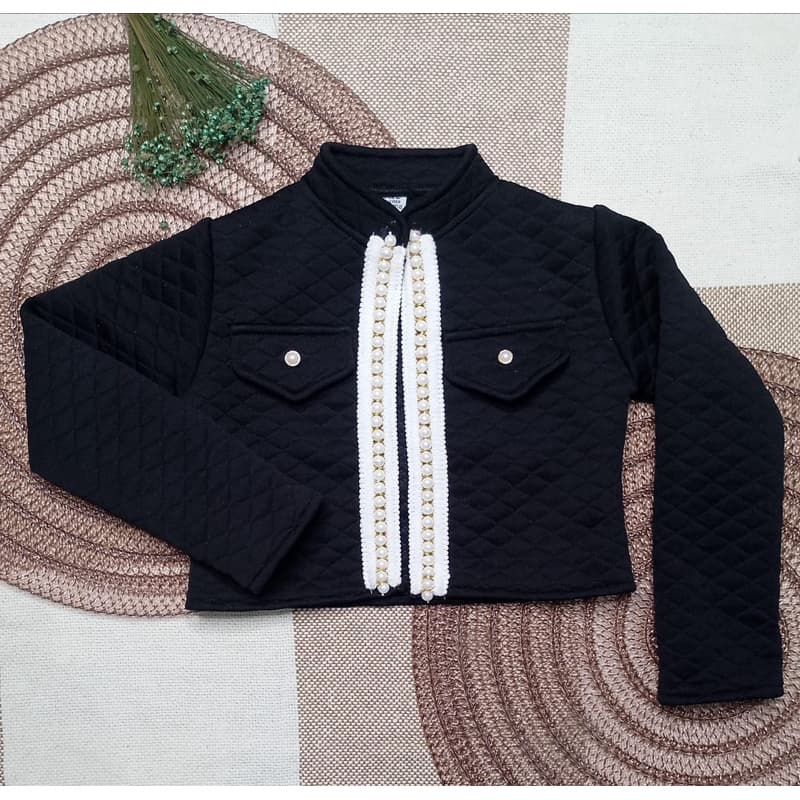 Casaco bolero infantil meninas premium roupas de festa infantil feminino