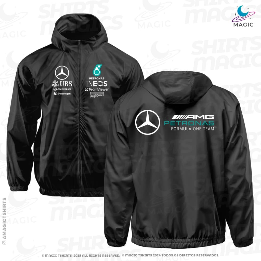 Blusa Corta Vento F1 Mercedes-Benz Limited unissex