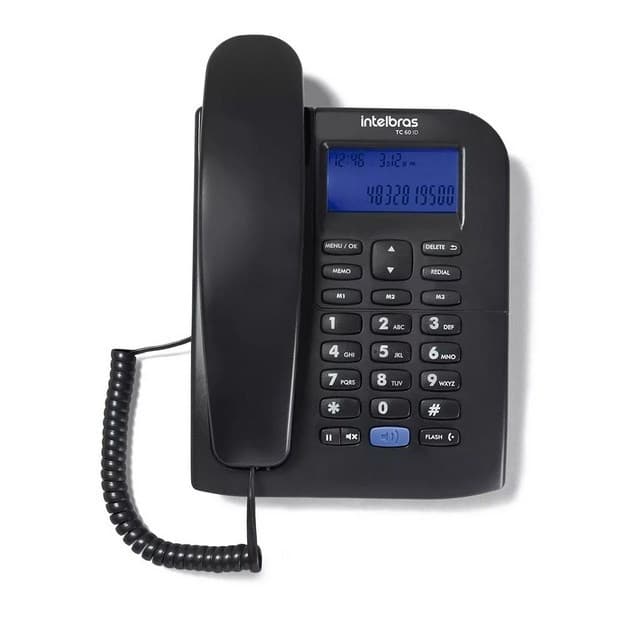 Telefone Com Identificação de Chamadas e Viva-voz Terminal de Portaria TC 60 ID Intelbras
