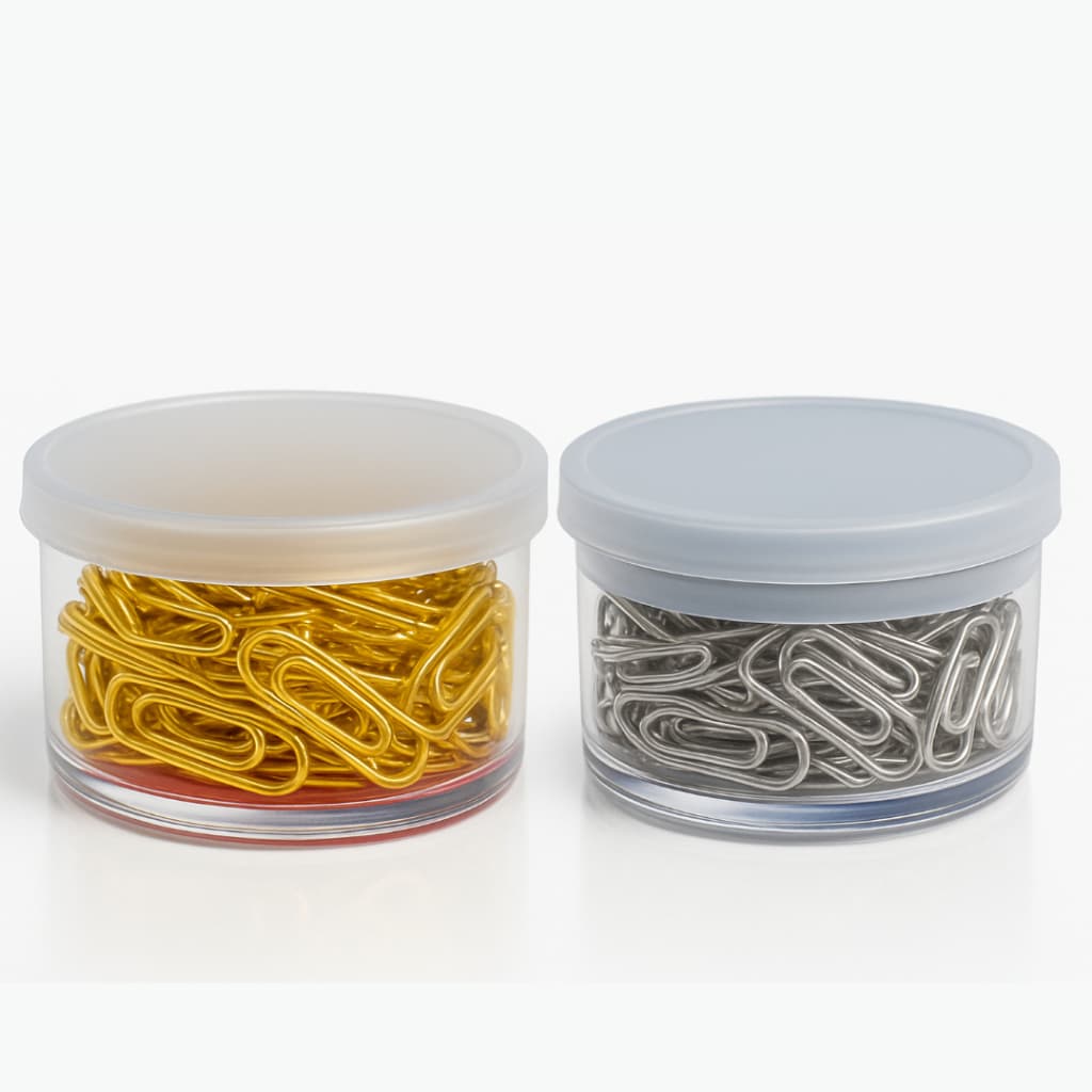 Mini Clipe Clips N°5 Dourado Prateado Para Escritório Convite De Casamento Festa Debutante Organizar