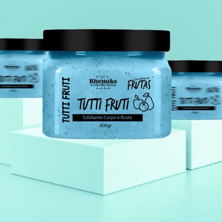 ESFOLIANTE PARA CORPO E ROSTO - TUTTI FRUTI - 300G - RHENUKS