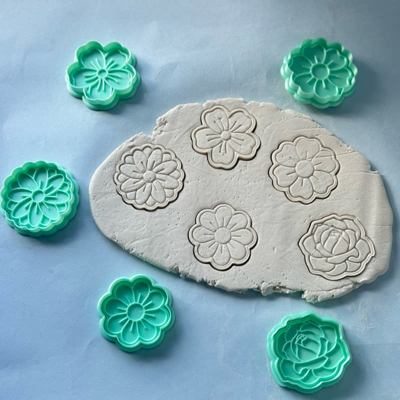 KIT 5 Cortador marcador de biscoito/bolacha flores florzinha/ Aprox 5cm