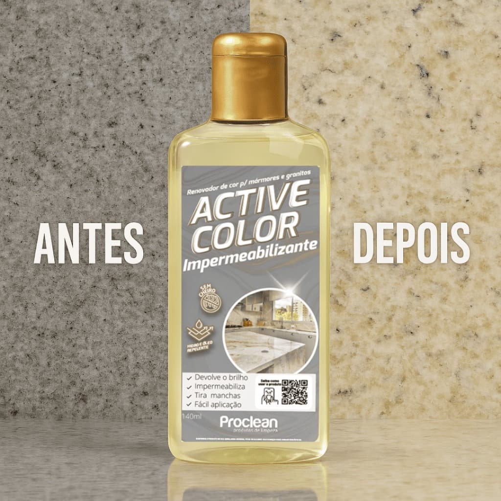 Limpa Granito Mármore Realça Cor Claras Brilho Revitalizador