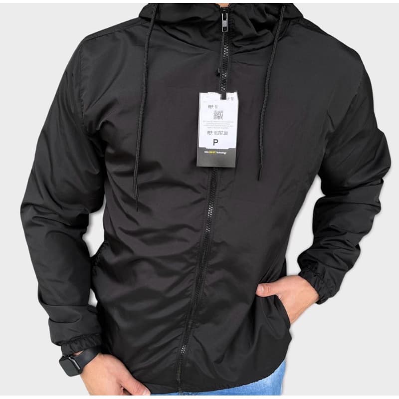 Corta Vento Masculino Preto,Academia,Treino,corrida