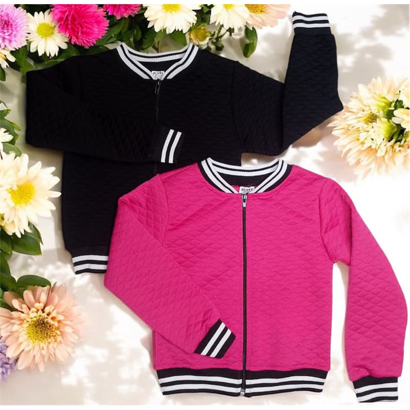 JAQUETA BOMBER INFANTIL JUVENIL ROUPAS DE MENINA MATELASSE CASACO BLUSA DE FRIO MODA INFANTIL