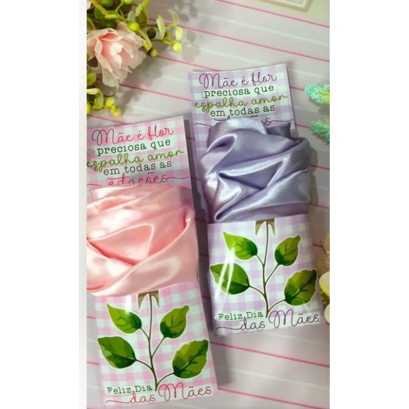 30 Cartão para Touca Cetim - Papelaria