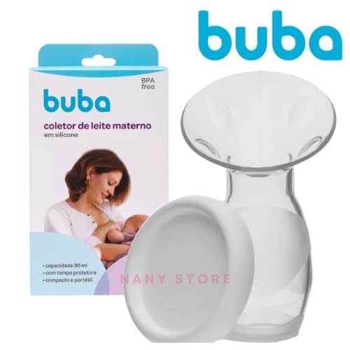 Coletor De Leite Materno Em Silicone Extrator Buba