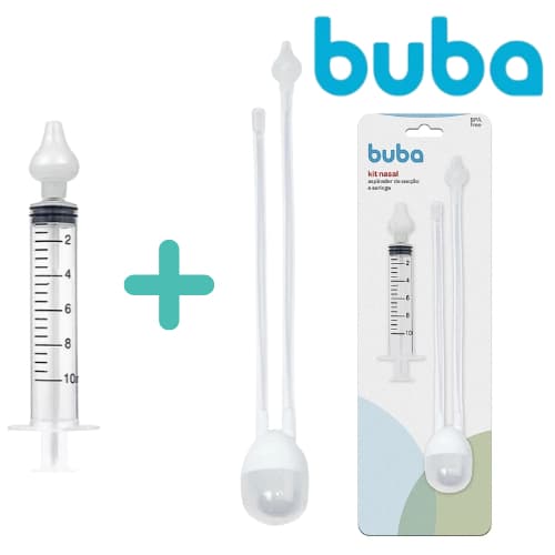 Kit Lavagem Nasal e Seringa Buba