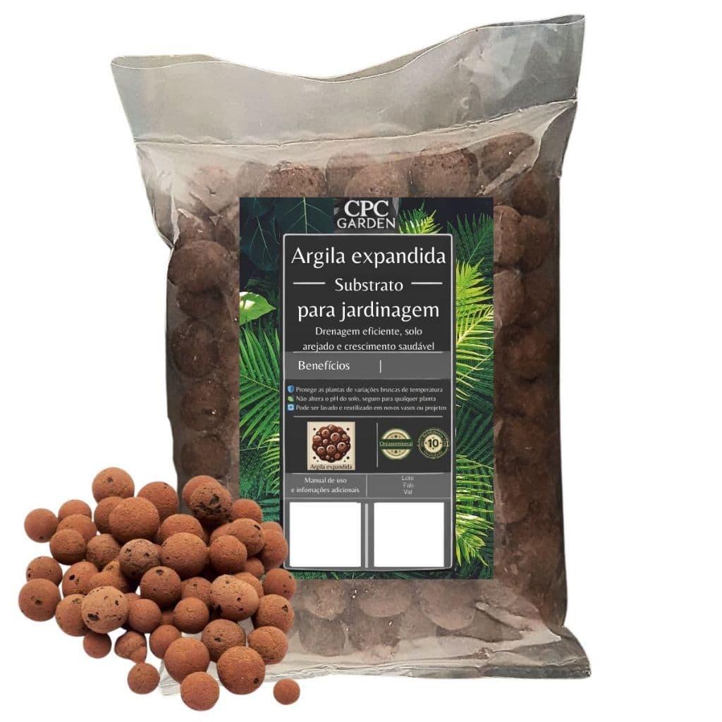 Argila Expandida Para Jardinagem e Decoração CPC Garden