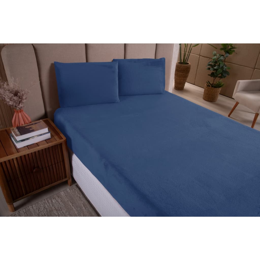 Kit Jogo de Lençol de Manta Soft Plush 3 peças Solteiro / Casal / Queen e King para o inverno