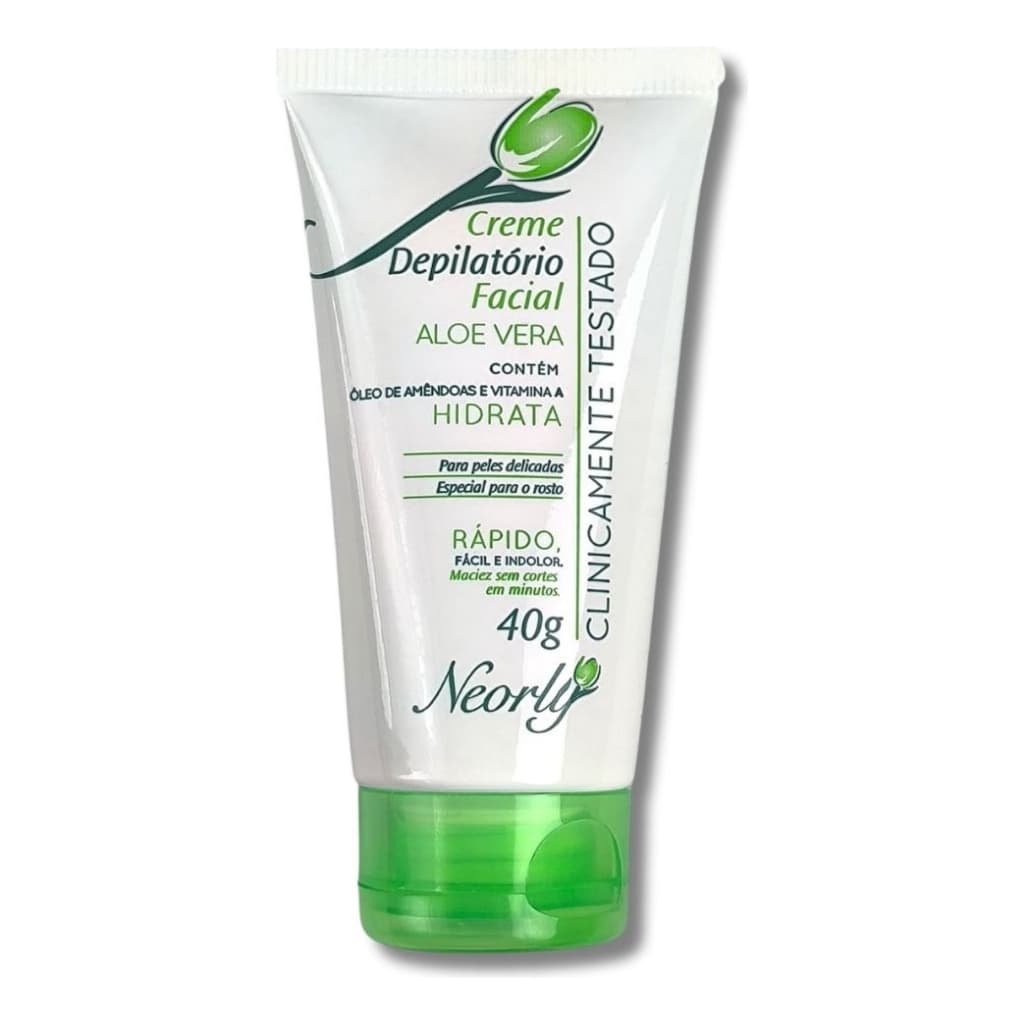 Creme Depilatório Facial Aloe Vera 40g Neorly Vitamina A