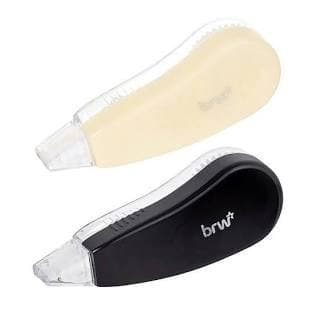Corretivo em Fita Preto e Off White BRW