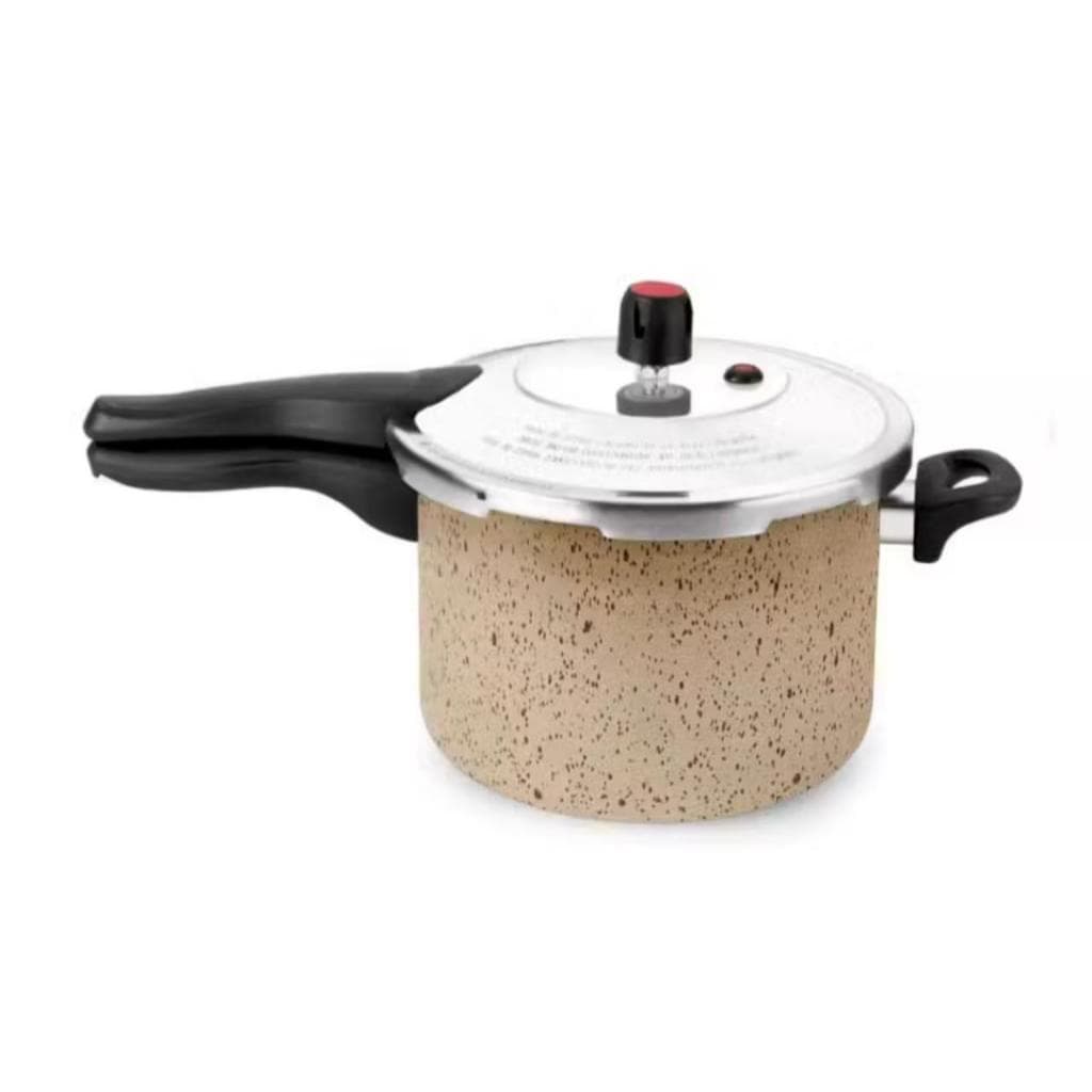 Panela Pressão 4,5 Litros Fechamento Externo Antiaderente Teflon Varias Cores Cozimento Rapido