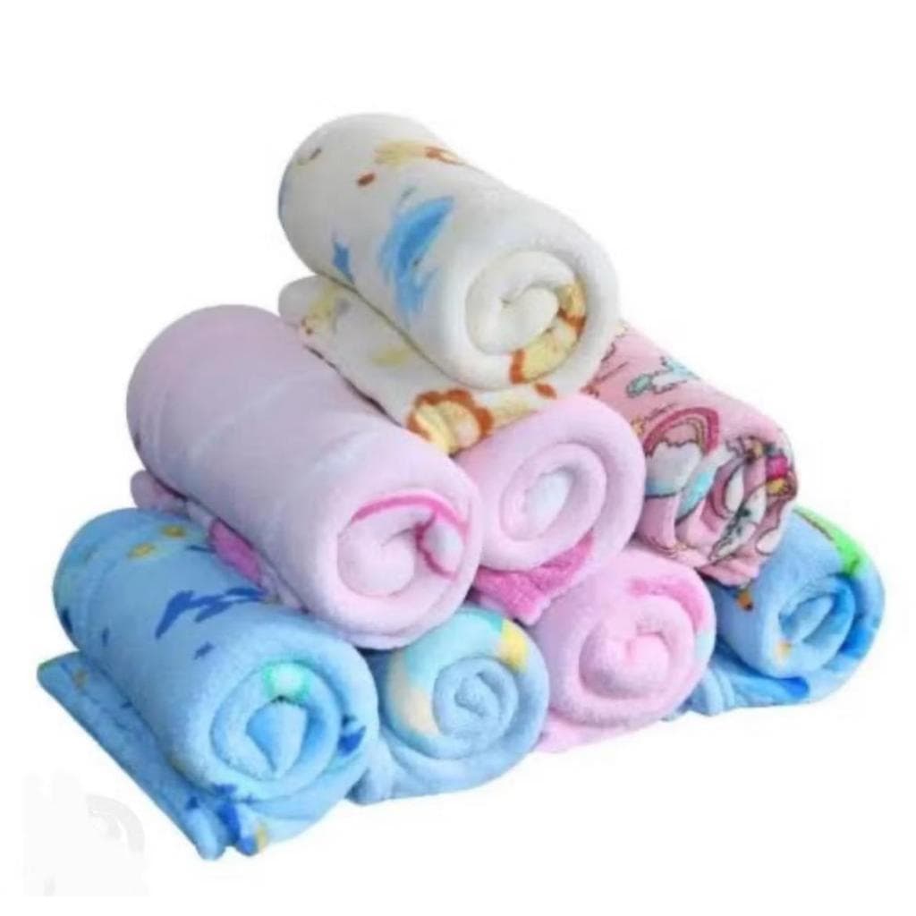 Manta Bebê Cobertor Infantil Quentinha Estampadas (tamanho 1.00m x 0.70cm)
