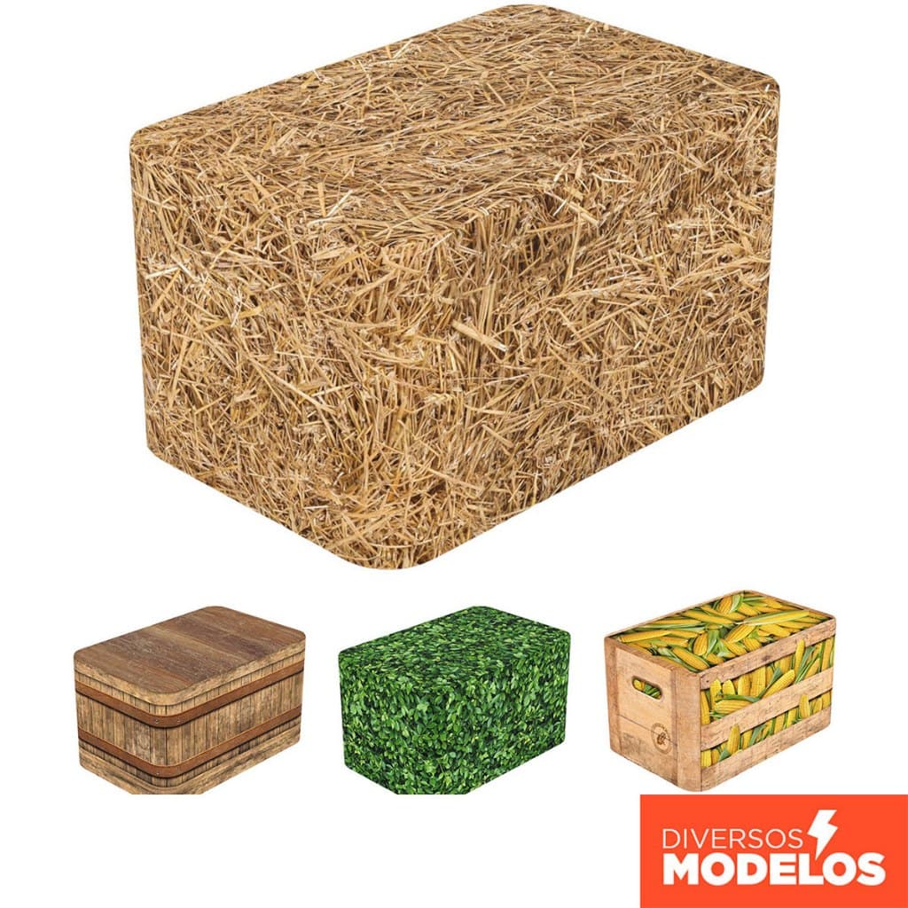 Capa de Caixote Sublimada Decoração de Festa Em Tecido - Vários Modelos