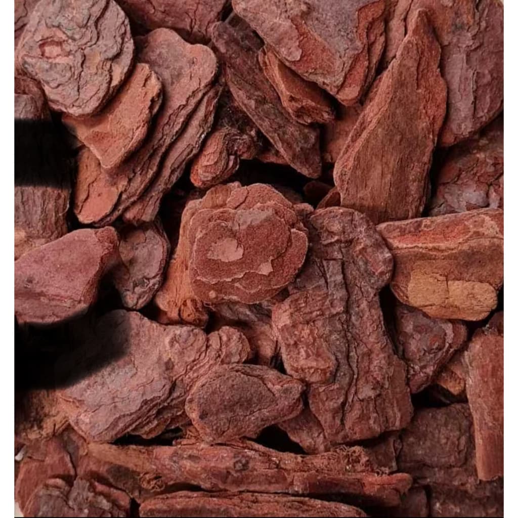 Casca De Pinus Semi Polida Natural Jardinagem Decoraçã