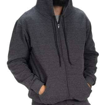 Moletom Ziper Canguru Masculino Grosso Felpado Grande Bolso Capuz Confortavel