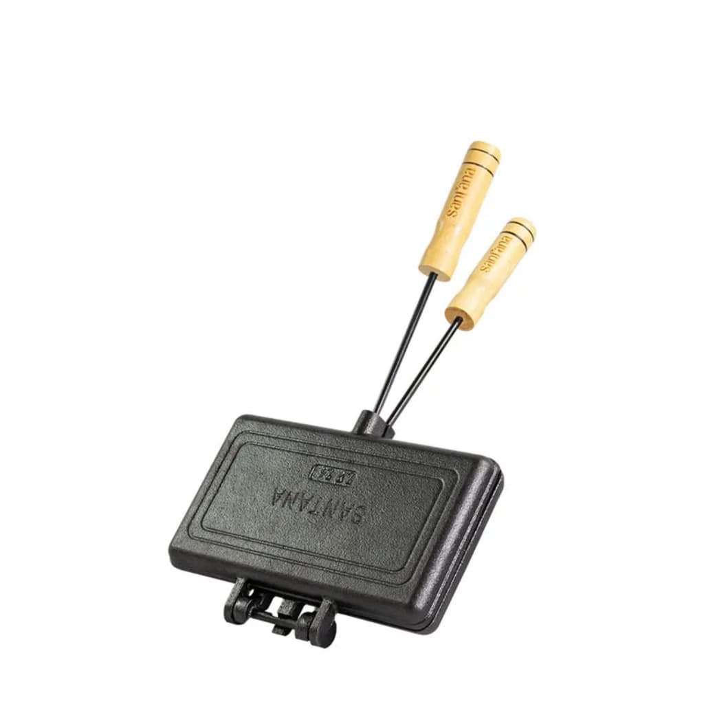 Sanduicheira Pão Forma Dupla Ferro Fundido Santana 20x11cm