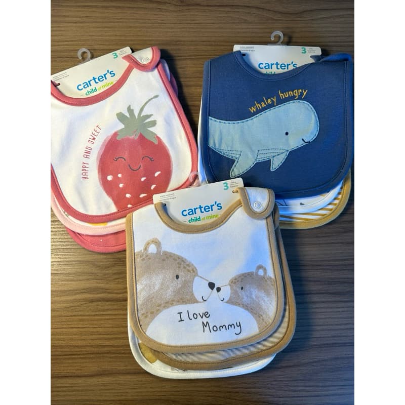 Kit com 3 Babador/Bandana Child Of Mine - Carter’s - Menino e Menina