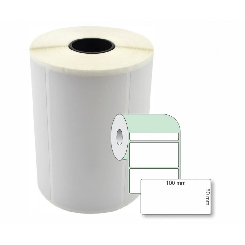 2 Rolos de Etiqueta Adesiva Termica 100x50(mm)10x5(cm) 500 unidades por Rolo