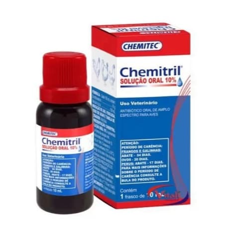 Chemitril Oral Aves 10% - 10ml Chemitec