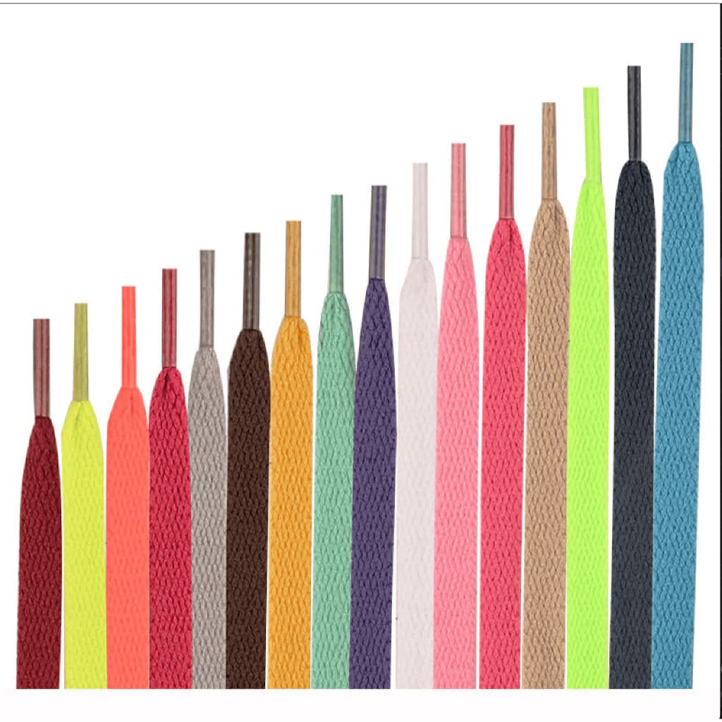 1 Par De Cadarços De Sapatos chato 70cm, 90cm, 120cm e 150cm Largos Para Tênis Adultos E Infantis Ou Esportivo