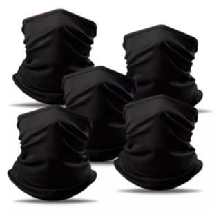 Kit 5 Balaclava Unissex Tubular UV50 Bandana Pesca Corrida Bike Moto e varias ocasiões proteção do pescoço