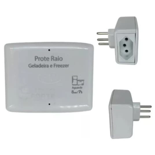 Prote raio - GELADEIRA/FREZZER - 5 PROTEÇÕES Surtos e picos, Baixa Tensão, Alta Tensão, Sobrecargas e Temporizador  PW