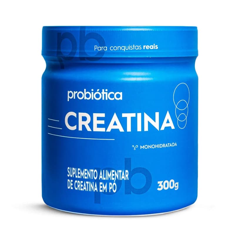 Creatina Monohidratada 300g Probiótica – Creatina 100% Pura | Força e Desempenho Muscular