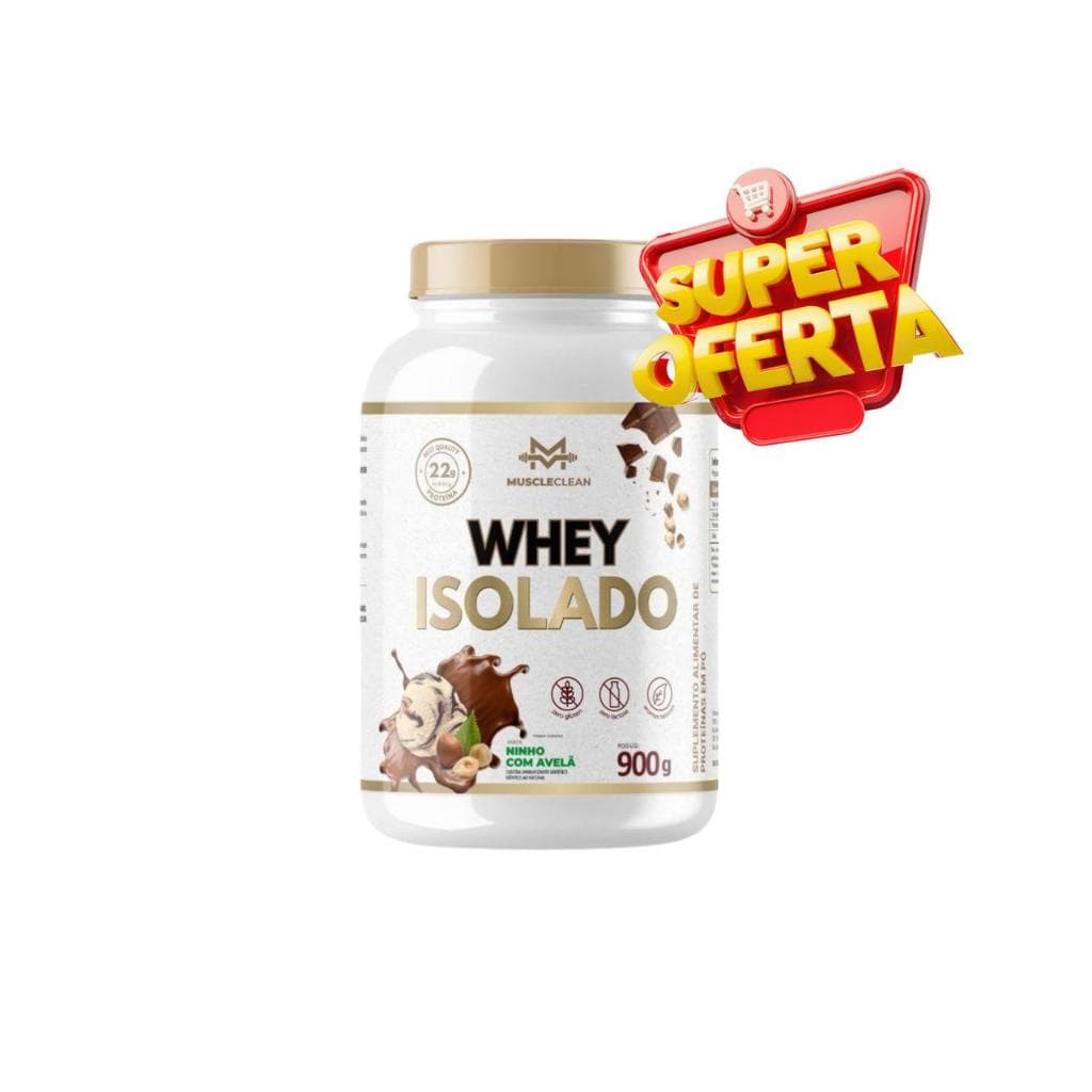 (ZERO LACTOSE) WHEY ISOLADO 22g de PROTEÍNA POR DOSE