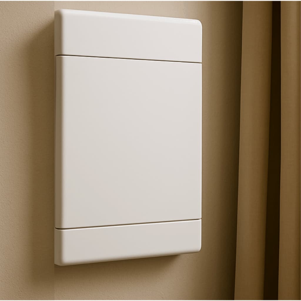 Caixa De Distribuição Branca 16 Disjuntores Din ou 12 disjuntores nema Quadro de Distribuicao de disjuntores