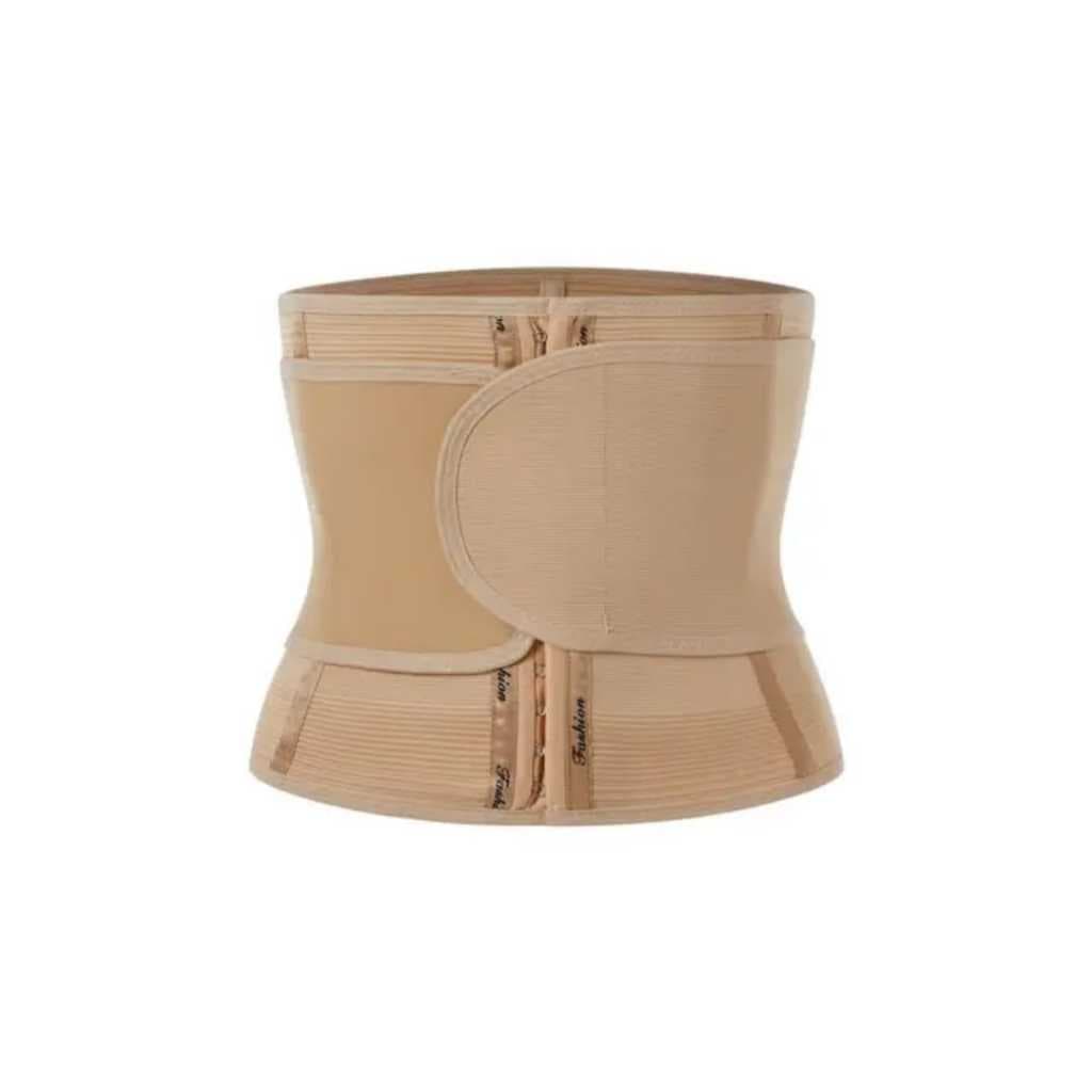 Cinta Modeladora Redutora De Medidas Pós Parto e Pós Cirúrgica com Fecho e Barbatanas Conforto e Suporte Premium