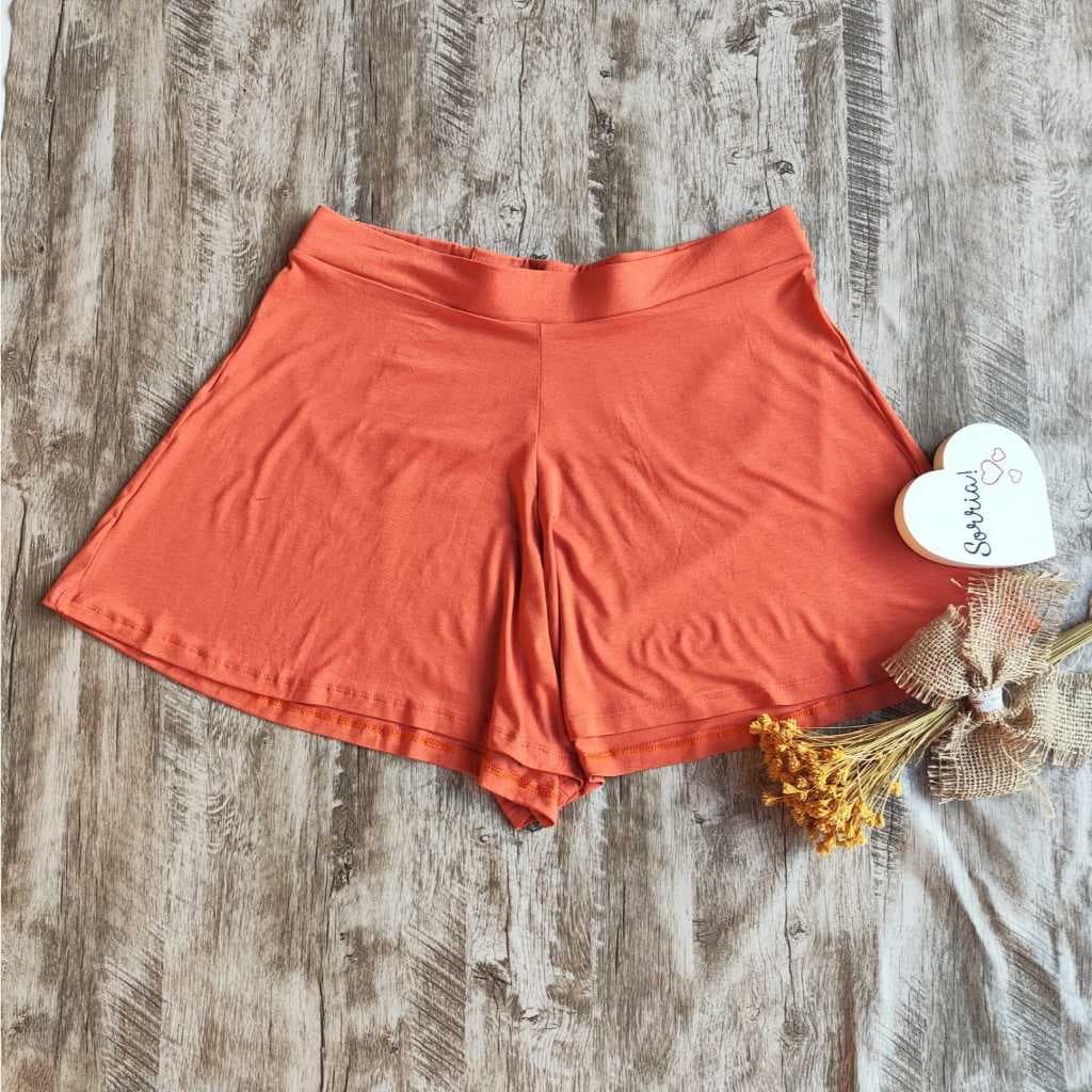 Short Soltinho Malha Viscolaycra Plus Size