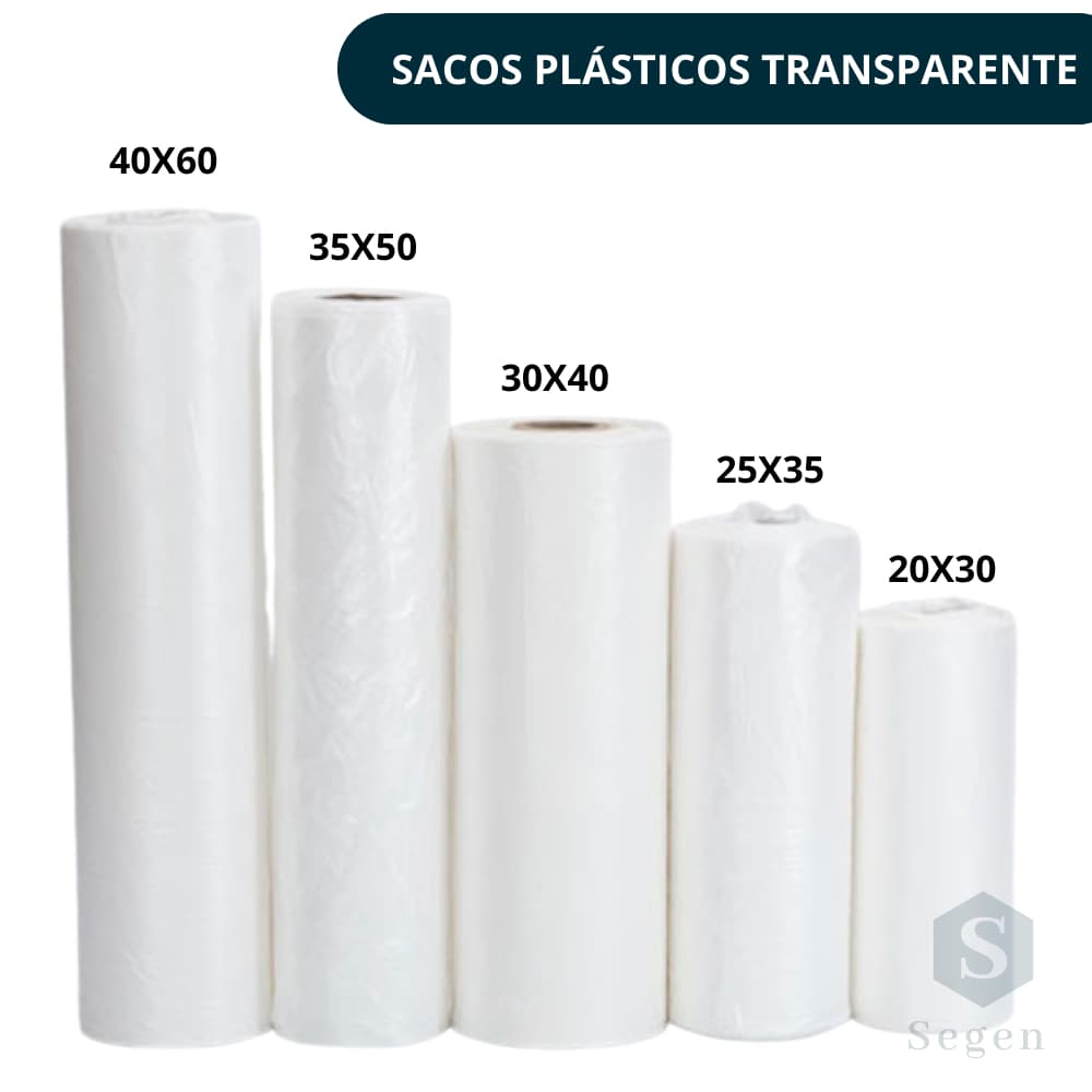 Bobina Picotada Sacos Plásticos Transparente Frutas Verduras Congelar Alimentos Microondas